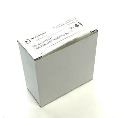 New | in-Stock QC Conveyors Side Rail Left Tracking Block Conveyor Parts Michigan US | Maverick Industrial Sales #1395915
