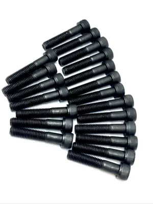 M12 x 1.75 | Hex Head Bolt 2.25" Length (57mm) Metric Steel Fastener LOT OF 20 - New