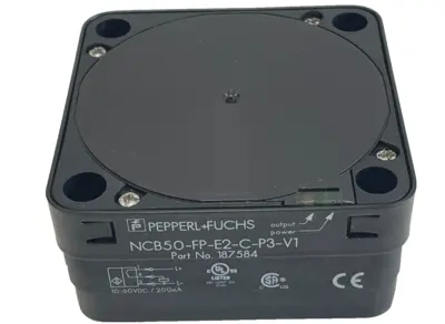 NEW PEPPERL+FUCHS 187584 PHOTOELECTRIC SENSOR NCB50-FP-E2-C-P3-V1