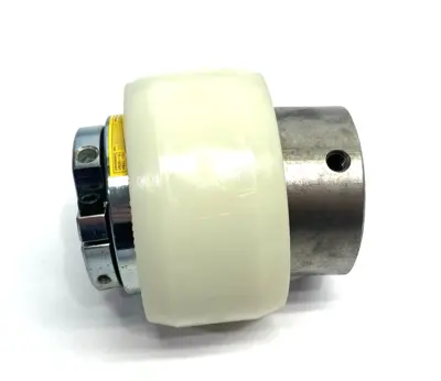USED KTR SIZE 1 RUFLEX® TORQUE LIMITER WITH BOWEX® CURVED-TOOTH GEAR COUP.
