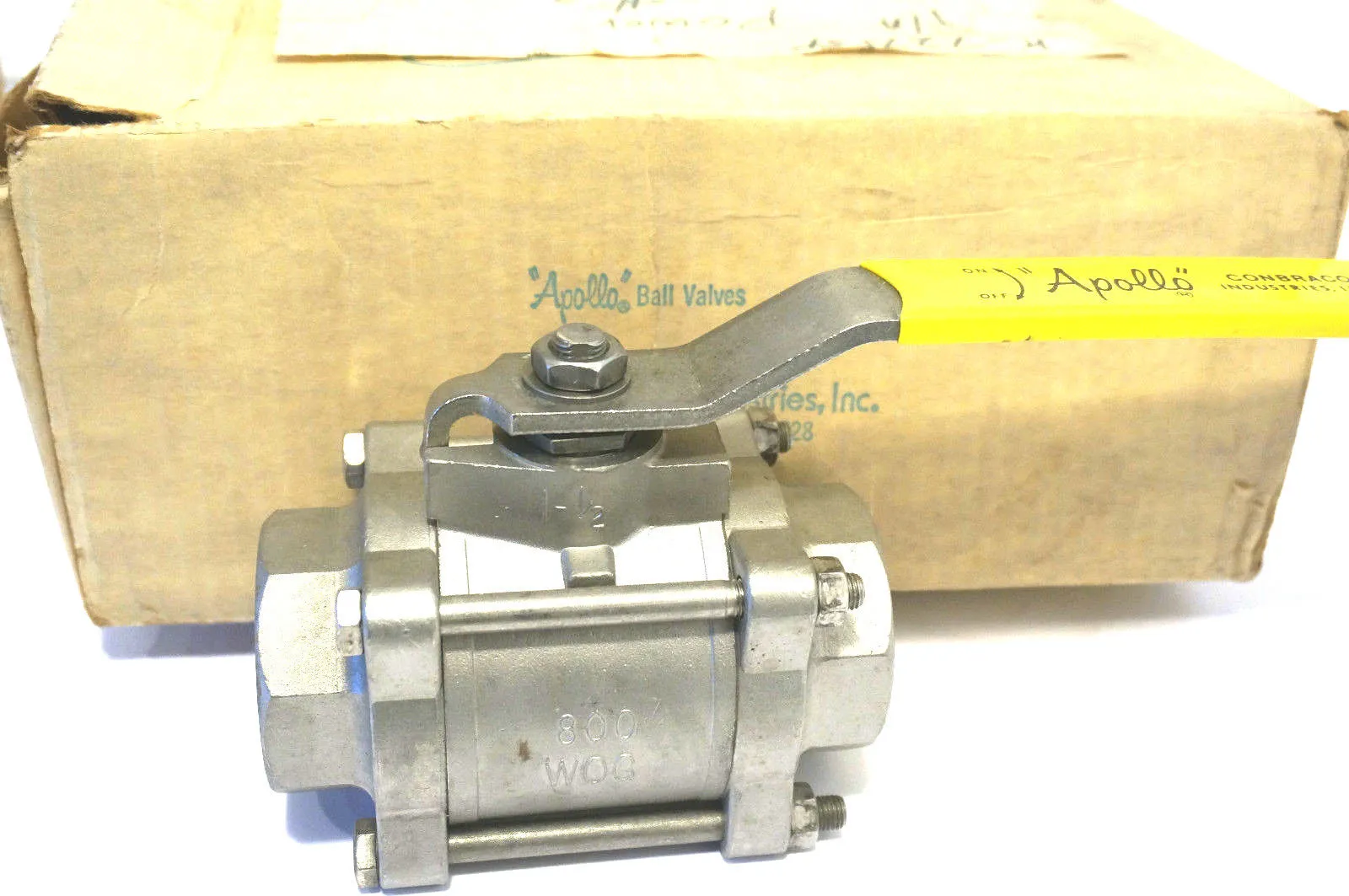 NEW APOLLO 800 WOG 316 VALVE 1 1/4'' 800WOG