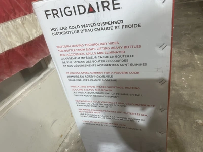 Used FRIGIDAIRE HOT AND COLD WATER DISPENSER Residential Appliances Michigan US | Miedema Asset Management Group #1322296