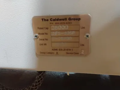 THE CALDWELL GROUP 25FS-60SP Overhead Crane | ESS Industrial Equipment Sales (8)