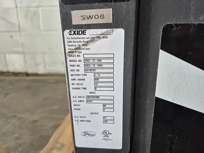 USED EXIDE GOLD WORKHOG/IRONCLAD WG3-12-550J