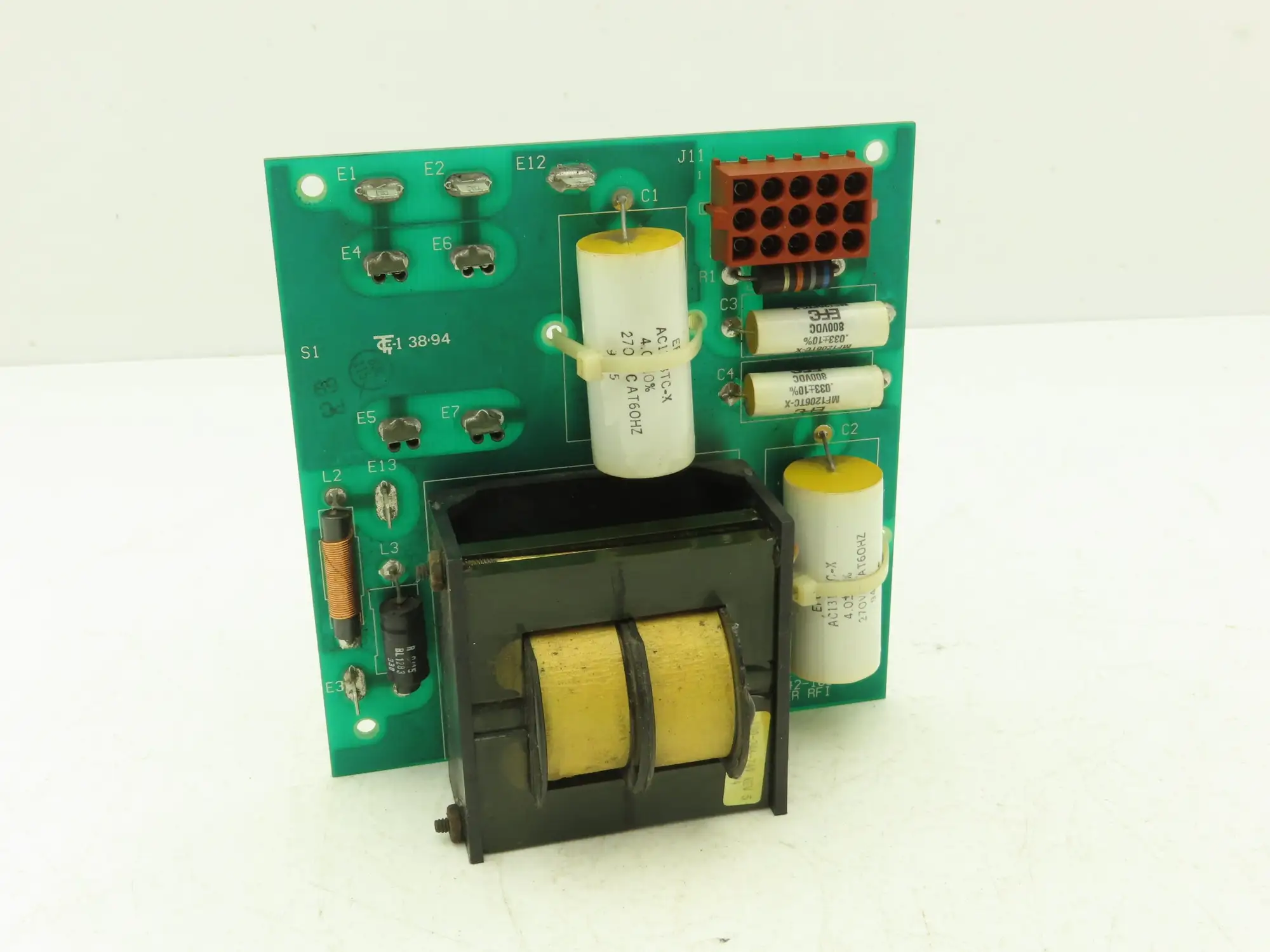 Branson Electronics 100-242-106 RFI Filter 900 Series Circuit Board