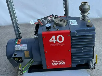 EDWARD HIGH VACUUM PUMP E2M40 , 40 TWO STAGE