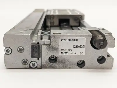 MY2H16G-100H | SMC  Rodless Cylinder 16mm Bore 100mm Stroke - Used