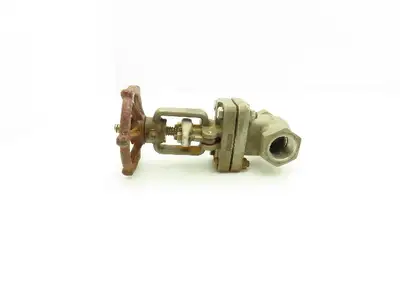 Ladish 1001-339 Gate Valve 1 NPT Class 150 275PSI Stainless Steel Rising Stem