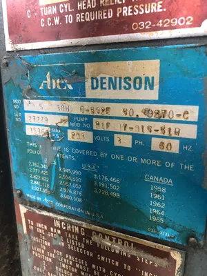 USED 1980 DENISON DENISON FN 5 30H C-592E S0.99270-C PRESS