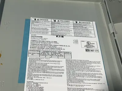 Used EATON DG323NRB Disconnects Ohio US | HGR 24 #1280536