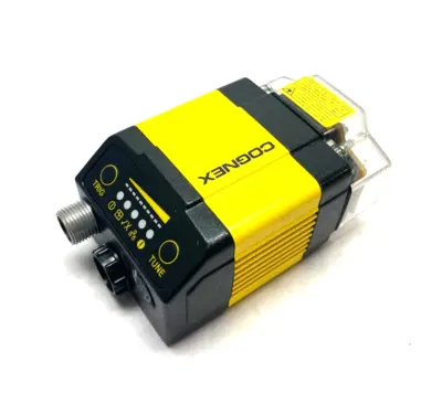 USED COGNEX DATAMAN FIXED MOUNT BARCODE READER 825-0400-1R W/ 820-0290-1R