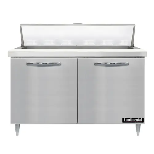 Continental D48N12 48" Designer Line Sandwich/salad Prep Table W/ Refrigerated Base, 115v