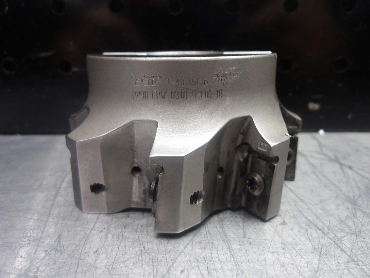 Iscar 3" Coolant Thru Facemill 1" Arbor P290 FPW D3.00-8-1.00-18 (LOC2711A)