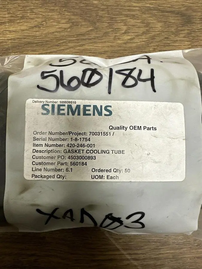 Used SIEMENS 420-246-001 Seals & Gaskets Ohio US | Surplus Asset Holdings #1248009
