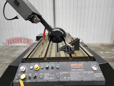 Marvel Series 8 Mark III Vertical Tilt-Frame Saw, 18″ x 22″ Capacity 460V– NEW