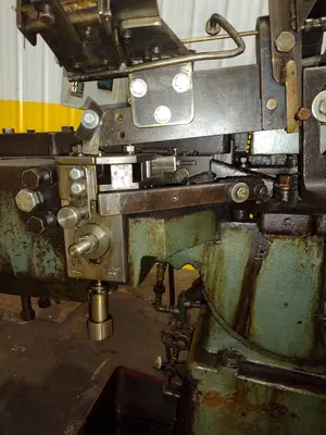 1963 LUDWIG GREFE MODEL #10 FLAT DIE THREAD ROLL THREADER : STOCK #19183
