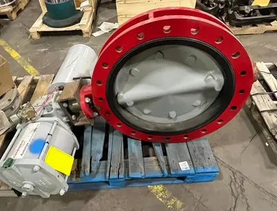 24" FLOWSERVE AUTOMAX PNEUMATIC KNIFE GATE VALVE RG212SR7SN0GE00