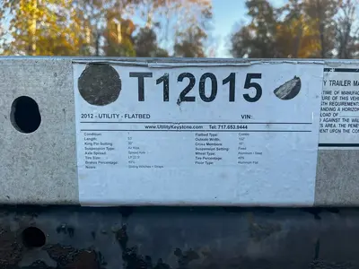 Used 2012 UTILITY 48'X102 HIGH FLAT Flatbed Trailers Pennsylvania US | Proxy Equipment #1379175