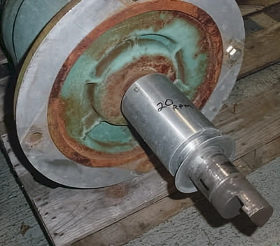 USED 5 HORSEPOWER SLOW SPEED MIXER 5 HP RELIANCE MIXER