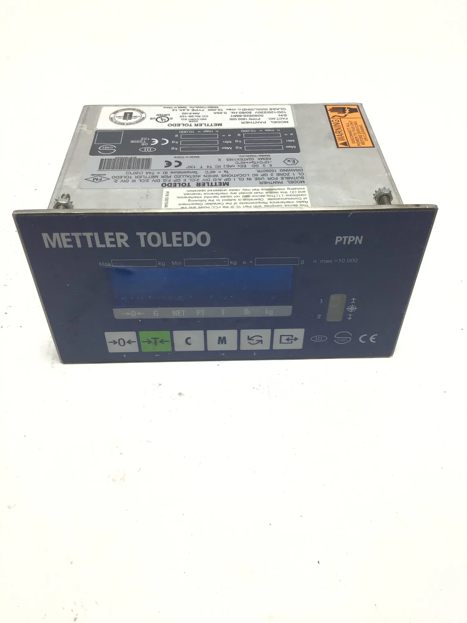 Mettler Toledo Panther Panel Terminal Scale Controller 0.25A