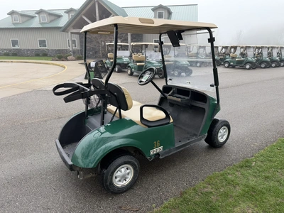 (1) 2017 E-Z-Go golf cart with a Kawasaki gas engine, model 625111G01, does not include Club canopy,...