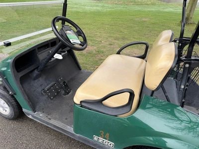 (1) 2017 E-Z-Go golf cart with a Kawasaki gas engine, model 625111G01, does not include Club canopy ...