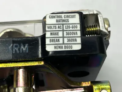 USED ALLEN-BRADLEY CONTACT BLOCK FOR TIMING RELAY