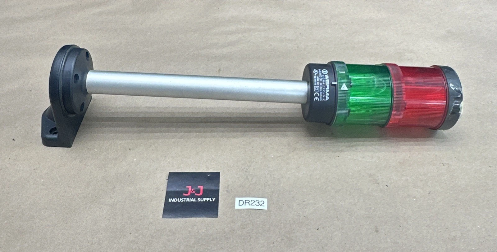 WERMA Signal Tower 640-800-00 + Red 644-100-75 And Green 644-200-75 24V-AC/DC
