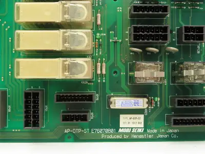 Mori Seiki AP-DTP-ST Control Circuit Board PLC Relay Adaptor Panel