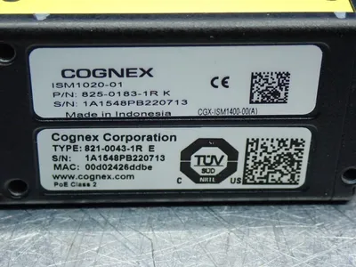 Used COGNEX 82501831RK / ISM102001 Camera Systems Ohio US | HGR 24 #728167
