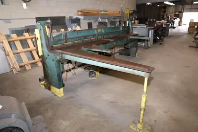 Used Wysong A-120 Power Squaring Shears (Gauge) New Jersey US | Machinery Values #1343250