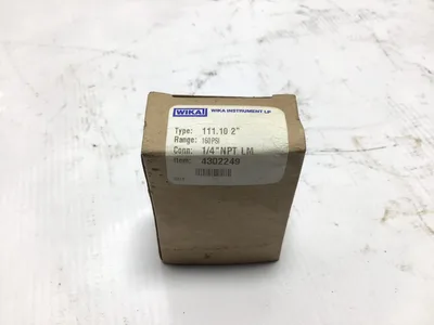 Wika 1/4″ NPT LM 160 PSI Type 111.10 2″ Pressure Gauge