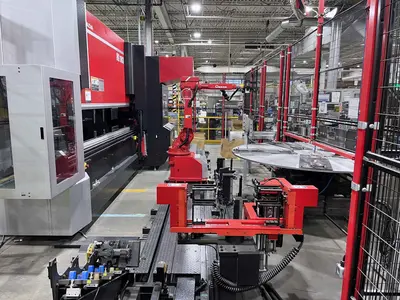 USED 2017 AMADA HG1003ARS ROBOTIC BENDING CELL
