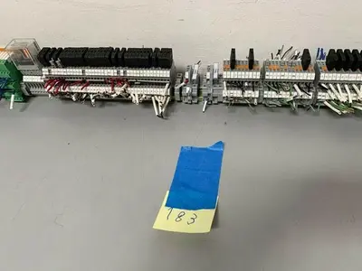 USED LOT OF 183 PHOENIX CONTACT TYP UKK5-T DOUBLE LEVELED TERMINAL BLOCK