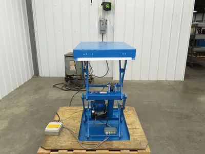 Hymo CXX4-8 Hydraulic Scissor Lift Table 400kg 880lb 36" Travel 24x31" 240V 3Ph