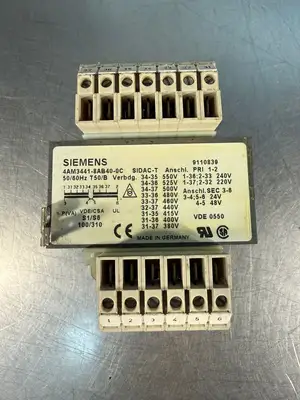 Siemens 4AM3441-8AB40-0C Sidac-T Transformer 50/60Hz (9.3.3)