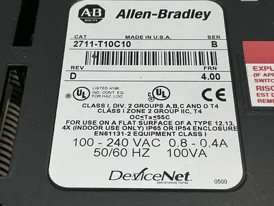 USED ALLEN BRADLEY 2711-T10C10