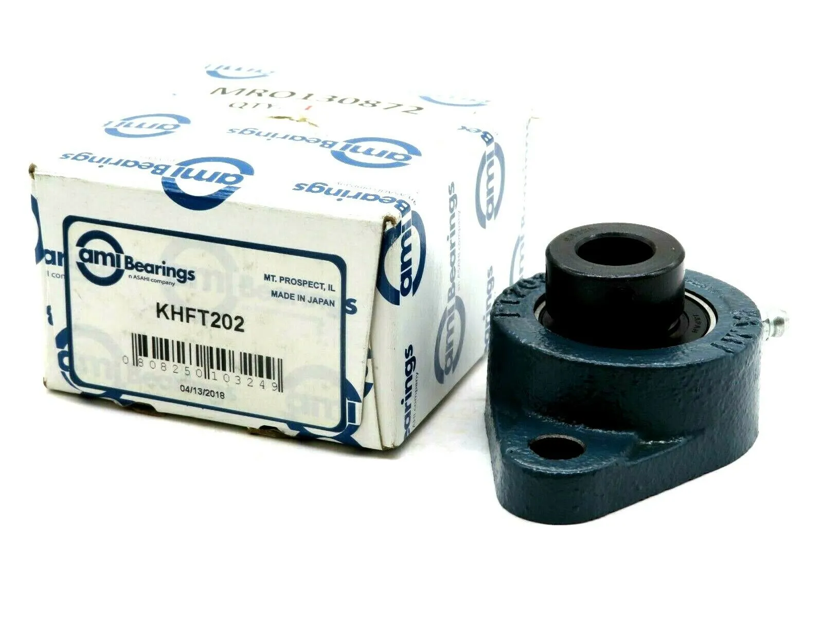 NEW AMI BEARINGS KHFT202 FLANGE MOUNT BALL BEARING