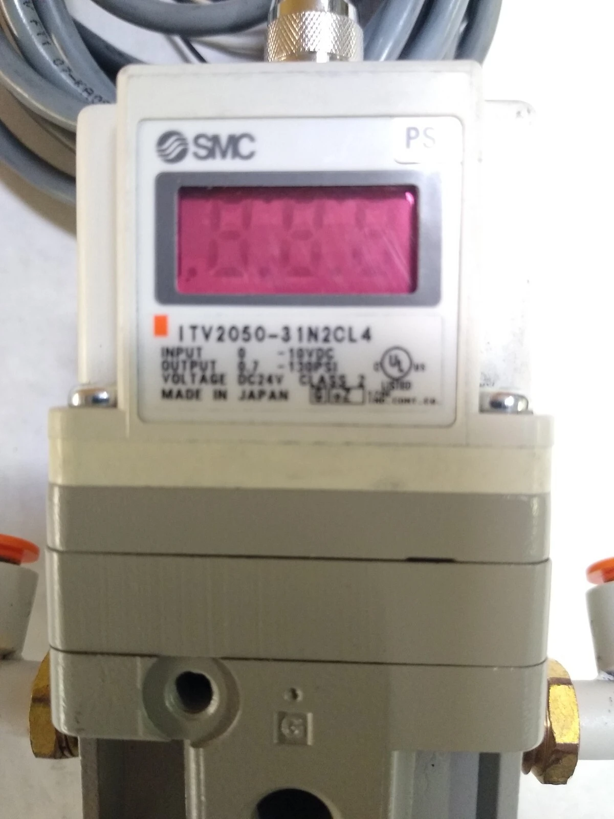 SMC ITV2050-31N2CL4 Pneumatic Regulator, + CABLE + PLATE