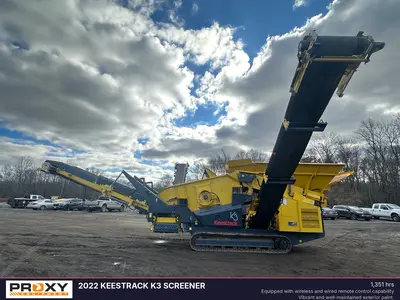 Used 2022 KEESTRACK K3 SCREENER Vibratory Screens New Jersey US | Proxy Equipment #1385388