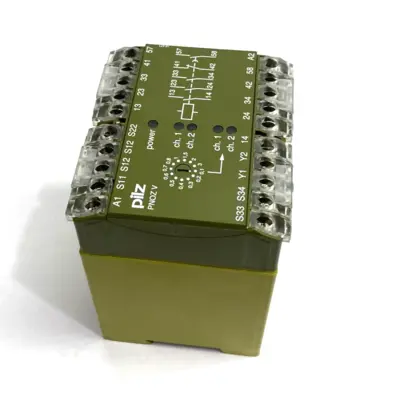 Used Pilz Safety Relay 2-Channels PNOZ V 3 s 24 V DC Relays & Switches Michigan US | Maverick Industrial Sales #1401884