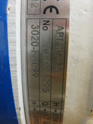 USED Ahlstrom / Sulzer APT 11-1A