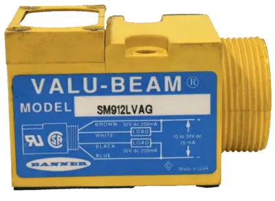 NEW BANNER ENGINEERING SM912LVAG