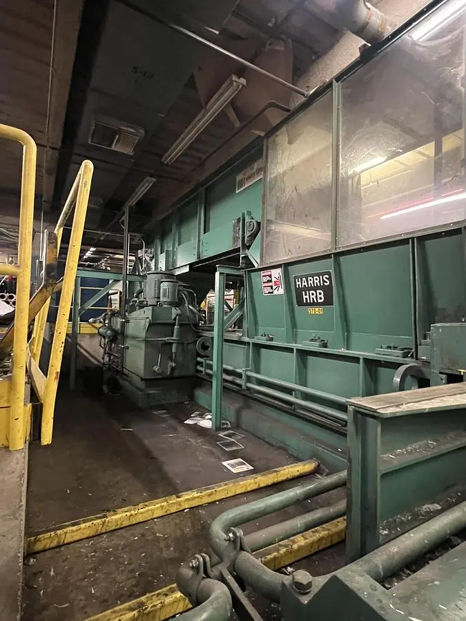 USED HARRIS HRB-918W-BRBD TWO RAM BALER