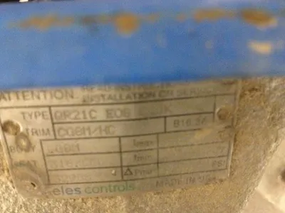 Neles Jamesbury 8"-150 V-Ball Control Valve