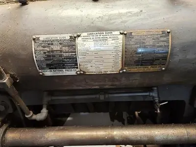 USED THOMAS-NATIONAL PRESS CO CLAMSHELL DIE CUTTER
