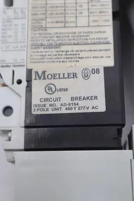 NZMN1A50 / NZMN1-A...50 EATON MOELLER BREAKER USED STOCK K-3475
