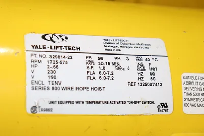 USED YALE Y80L02025D14
