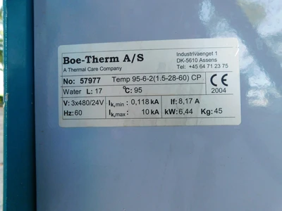USED BOE-THERM A/S TEMP 95