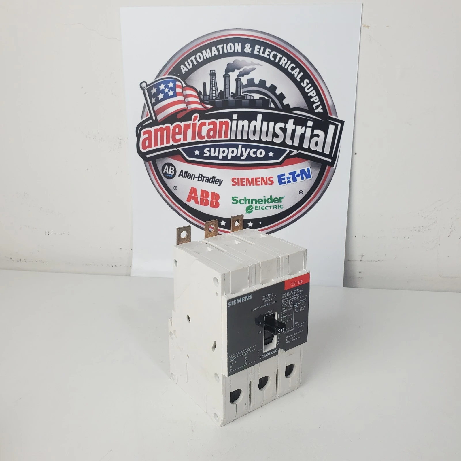 Used Siemens LGB3B020 Miscellaneous Equipment (Electrical & Power) California US | American Industrial Supply Co. #1376989